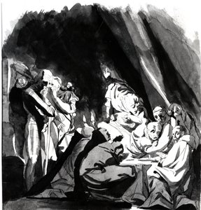 Death of Cardinal Beaufort, illustration from Shakespeare