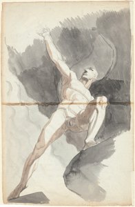Satan Defying the Powers of Heaven by Johann Heinrich Füssli
