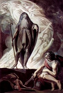 Theresias Appears to Ulysses during the Sacrifice