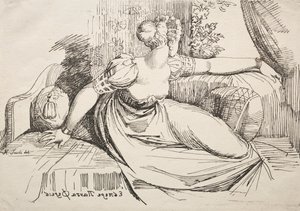 Woman on a Sofa by Johann Heinrich Füssli