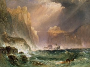 Carrick-y-Rede, Coast of Antrim by Henry Gastineau