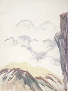 Mountain Study by Henry George Keller