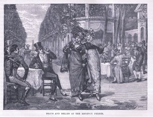 Beaus and Belles of the Regency Period by Henry Gillard Glindoni