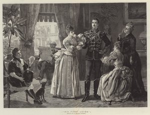 His First Levee by Henry Gillard Glindoni