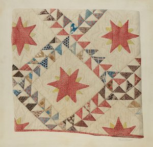 Quilt (Star and Triangle) by Henry Granet