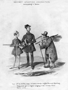 Cockney Sporting Characters. Astonishing a Native