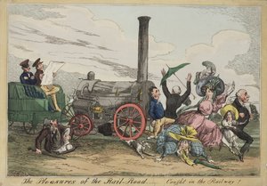 The Pleasures of the Rail Road - Caught in the Railway! by Henry Heath