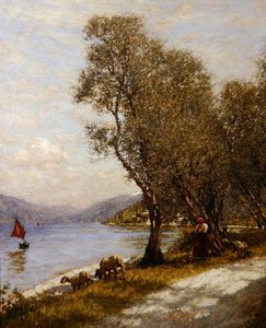 A Veronese Shepherdess, Lake Garda