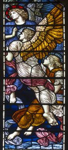 The Barcote Chapel, Praising Angels by Henry Holiday