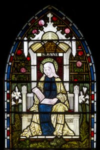 Kirkstall, St Stephen, Heaton Butler & Bayne, Henry Holiday, St Anne by Henry Holiday