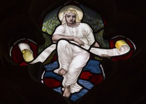 Quatrefoil Tracery Angel by Henry Holiday