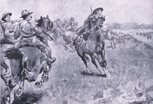 The Race for the Command of the Philips Town Road, from After Pretoria: The Guerilla War