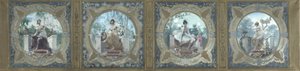 Sketch for the Lobau Gallery at Paris City Hall: Poetry. Joy. La Danse. La Grace, in 1890