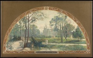 Sketch for the Grand Staircase of the Neuilly-sur-Seine Town Hall: The Château de Saint-James, between 1908 and 1912