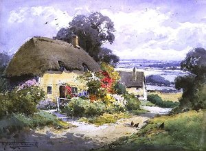 A Surrey Lane by Henry John Sylvester Stannard
