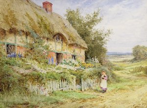 The Pet Rabbit by Henry John Sylvester Stannard