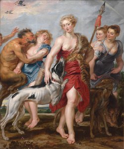 Diana and Her Nymphs Departing for the Hunt by Henry Joseph Redouté