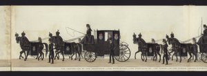 Part of the Panoramic View of the Entire Funeral Procession of Arthur, Duke of Wellington by Henry Jr and Sala Alken