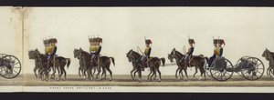 Part of the Panoramic View of the Entire Funeral Procession of Arthur, Duke of Wellington by Henry Jr and Sala Alken