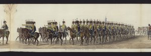 Part of the Panoramic View of the Entire Funeral Procession of Arthur, Duke of Wellington by Henry Jr and Sala Alken