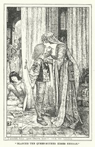 Blanche the Queen-Mother kisses Herman