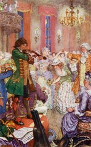 Blind Jack Plays His Fiddle at the Assembly Balls by Henry Justice Ford