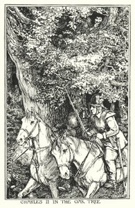 Charles II in the oak tree
