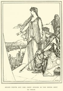 Helen Points Out the Chief Heroes in the Greek Host to Priam