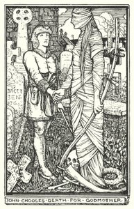 John chooses Death for Godmother by Henry Justice Ford