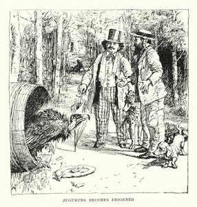 Jugurtha becomes Diogenes by Henry Justice Ford