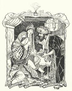 Neangir Sees the Picture of Argentine (engraving) by Henry Justice Ford