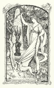 She Spent the Whole Day near the Fountain by Henry Justice Ford