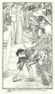 The Gardener Gets the Apple (engraving)