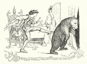 The Prince Kicks the Bear Out of the Room by Henry Justice Ford