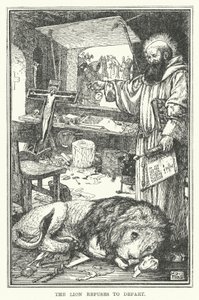 The lion refuses to depart by Henry Justice Ford