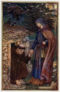 The Sensible Woman Gets Dunstan to Leave His Cell by Henry Justice Ford