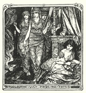 The visit from the Fates by Henry Justice Ford