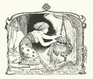 Zinebi Puts the Turban on the Pot by Henry Justice Ford