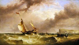 Shipping off the South Foreland by Henry King Taylor