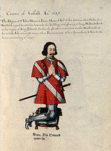 Sir John Howard Baron Howard Knight of the Garter by Henry Lilly