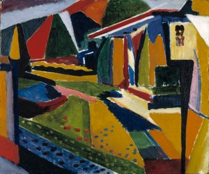Abstract Landscape by Henry Lyman Saÿen