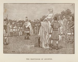 The martyrdom of Anicetus