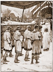 Funeral of Edward the Confessor by Henry Marriott Paget