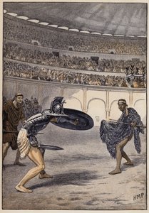 In the Amphitheatre by Henry Marriott Paget