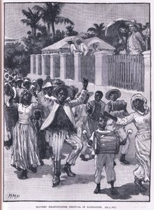 Slavery Emancipation Festival in Barbados by Henry Marriott Paget