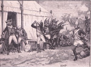 Surprise for Frederick at Hochkirch AD 1758 by Henry Marriott Paget