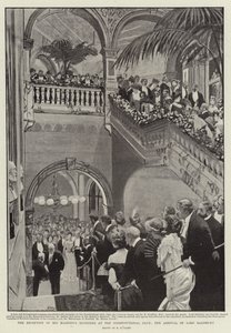 The Reception of His Majesty
