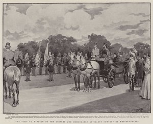 The Visit to Windsor of the Ancient and Honourable Artillery Company of Massachusetts