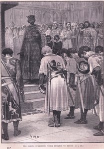 The Barons Submitting Their Demands to Henry AD 1258