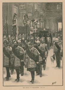 The Burial of the Duke of Wellington by Henry Marriott Paget